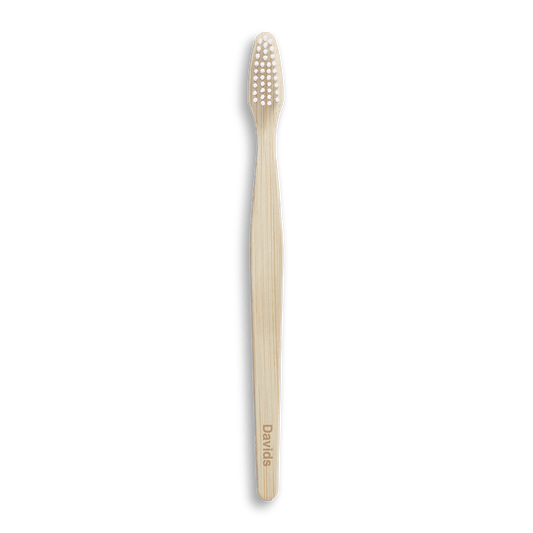 Davids premium bamboo toothbrush, soft - 6pk