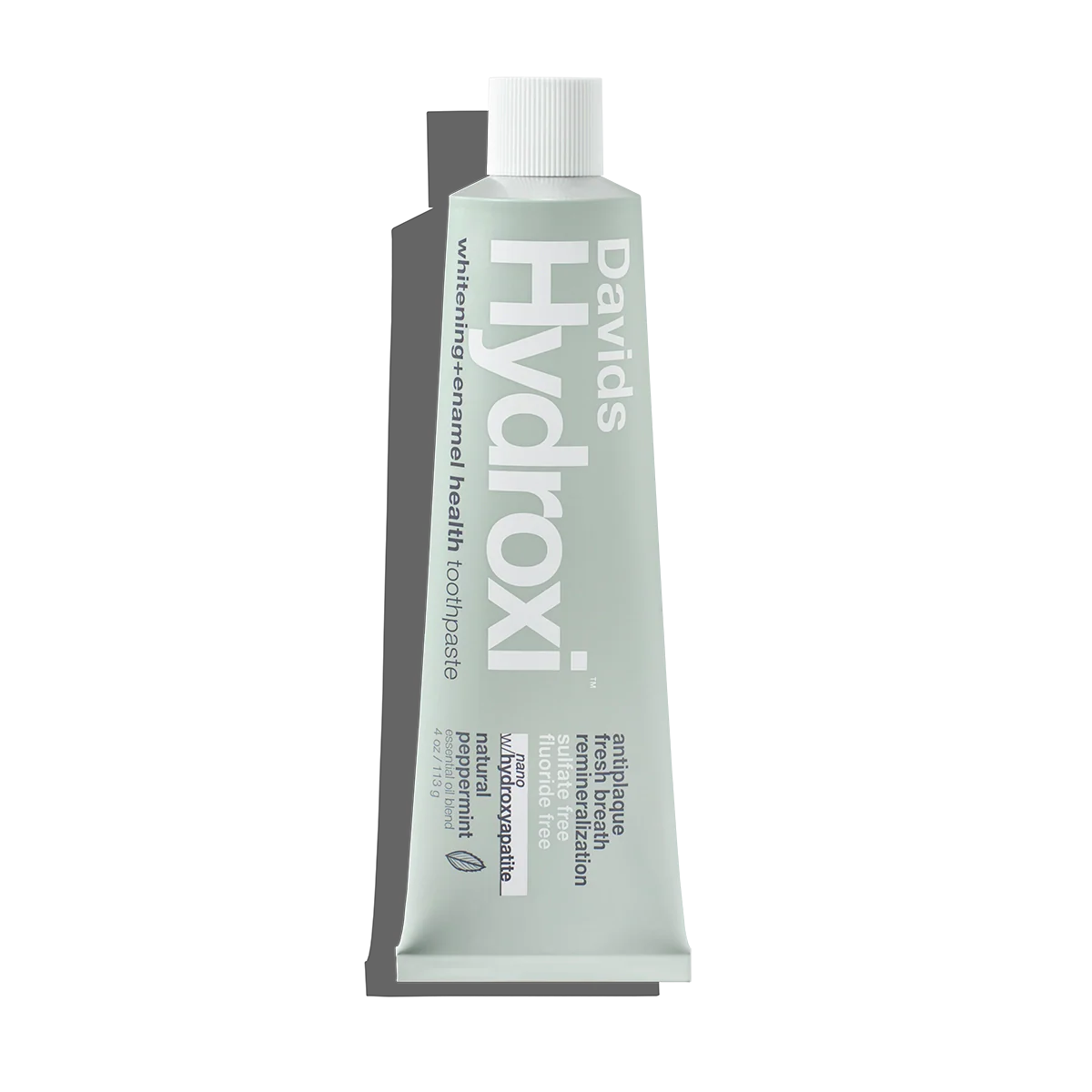 Davids Hydroxi™ whitening + enamel health toothpaste w/nano hydroxyapatite, peppermint, 4oz - 6pk