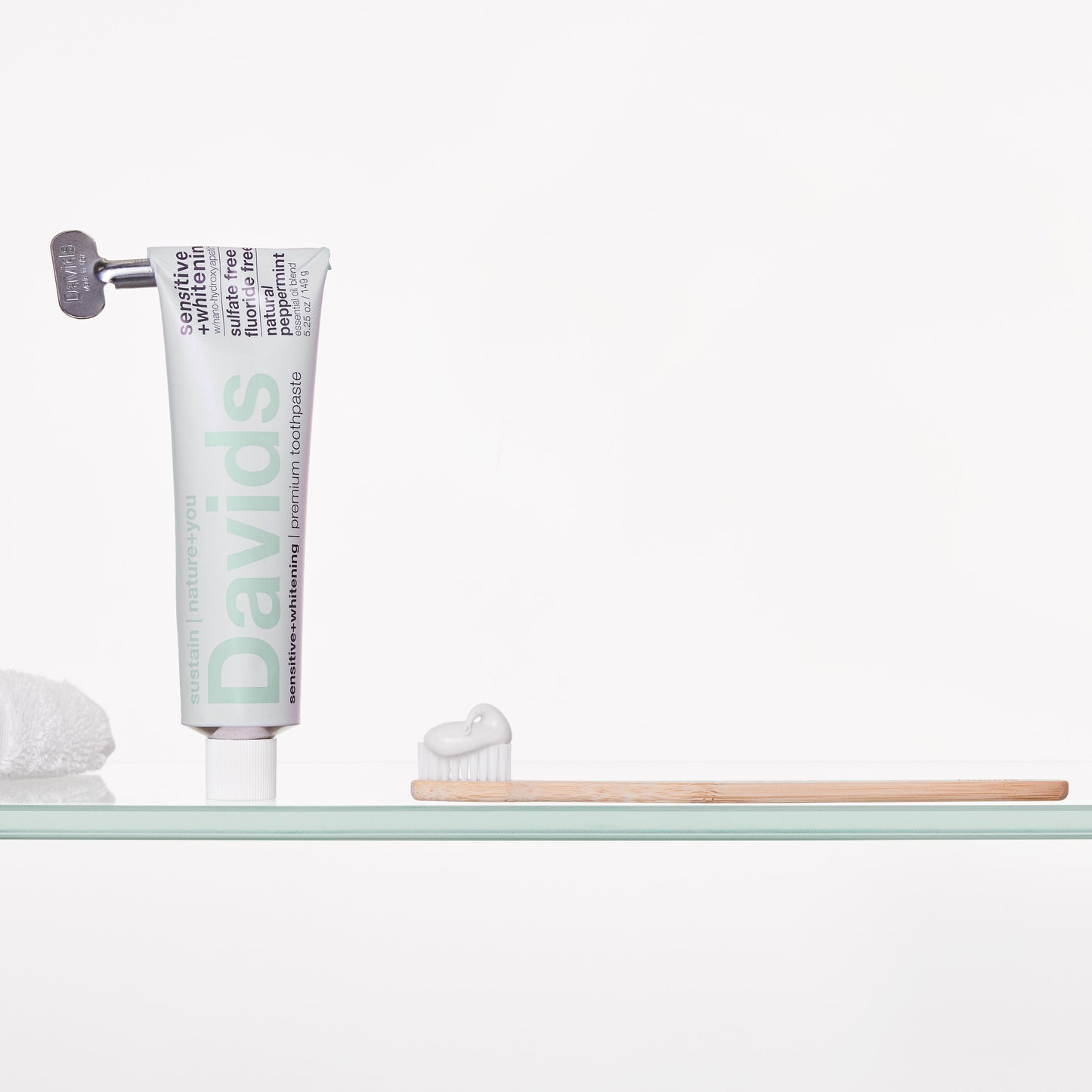 Davids premium bamboo toothbrush, soft - 6pk