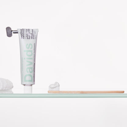 Davids premium bamboo toothbrush, soft - 6pk